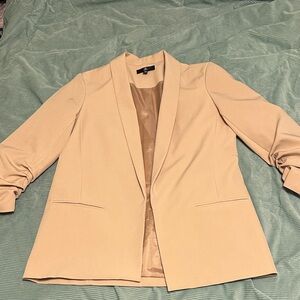 Womens Tan Missguided Blazer Jacket